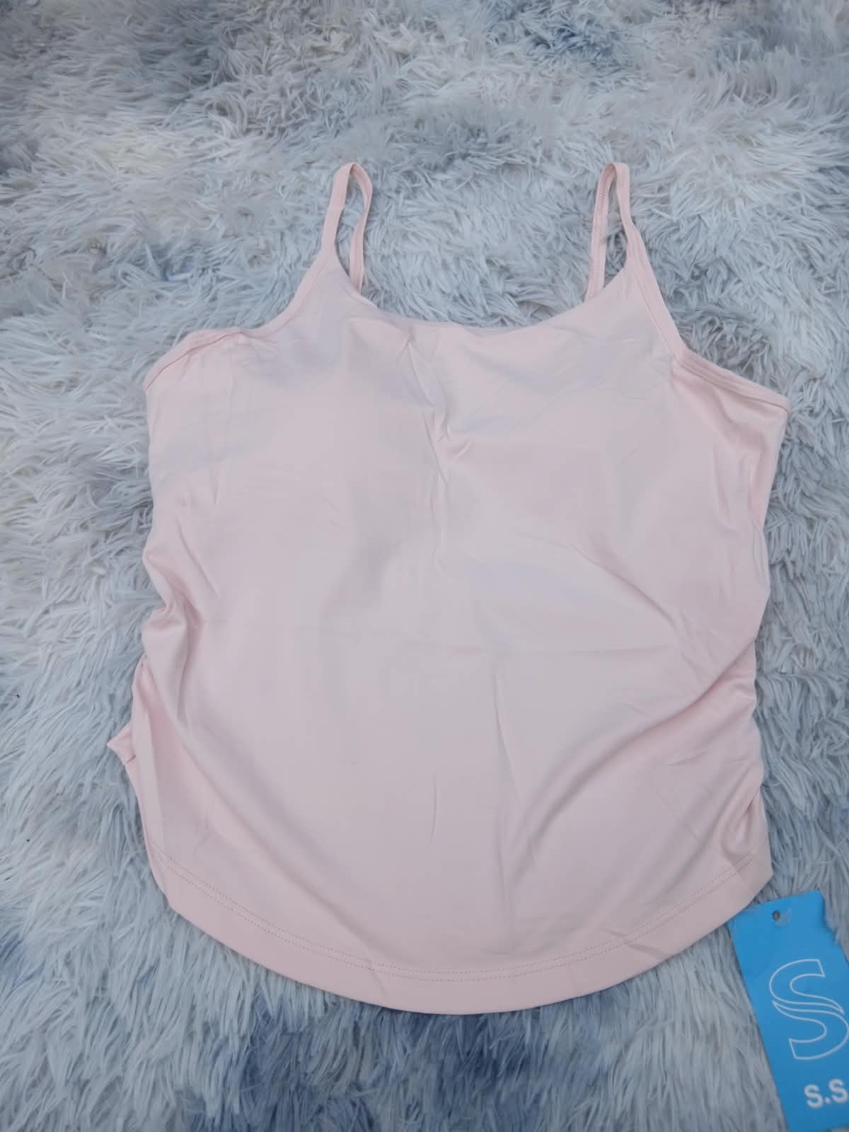 Musculosa Top Deportiva/Casual con Breteles Finos y Escote Redondo. miniatura 4