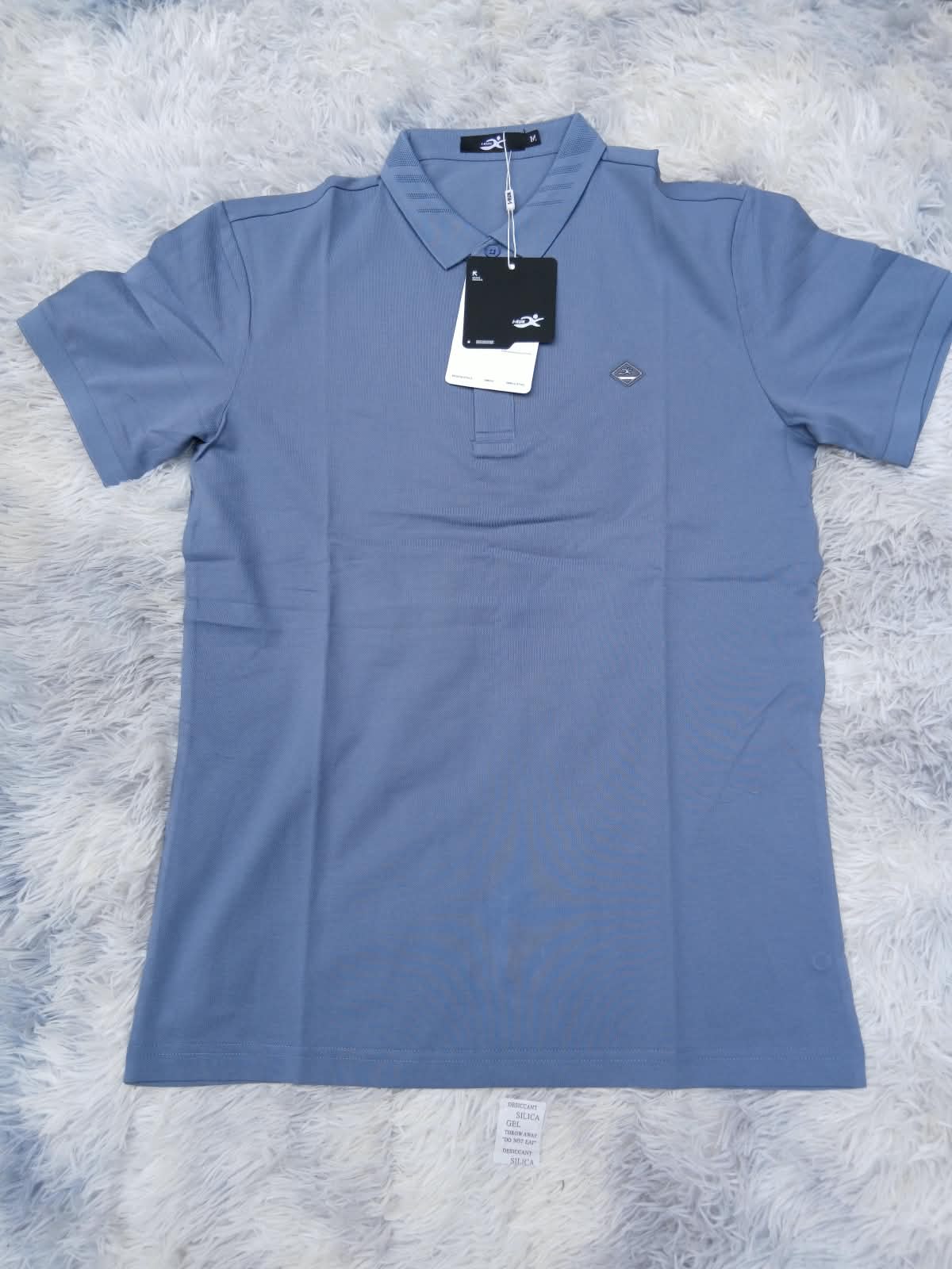 Chomba Tipo Polo Deportiva de Corte Masculino, Confeccionada en Tejido Microperforado/Técnico de Alt miniatura 2