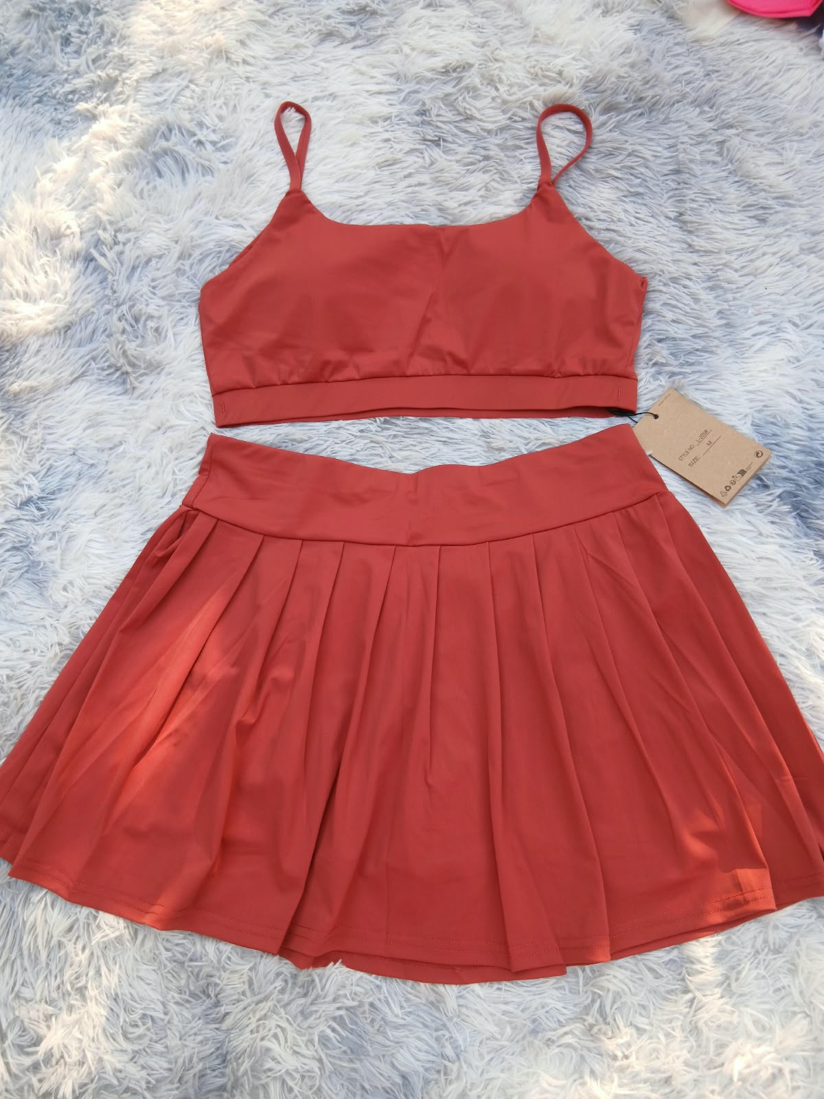 Conjunto Top+Pollera con Calsita.