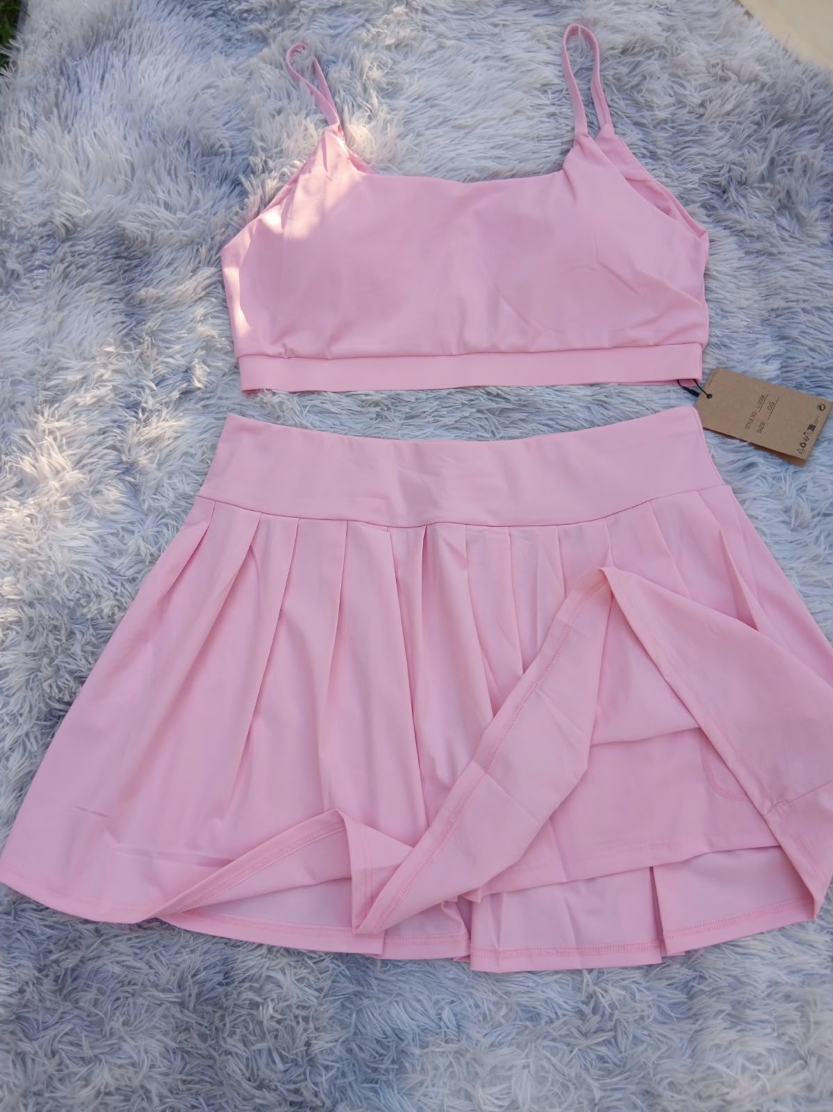 Conjunto Top+Pollera con Calsita. miniatura 2