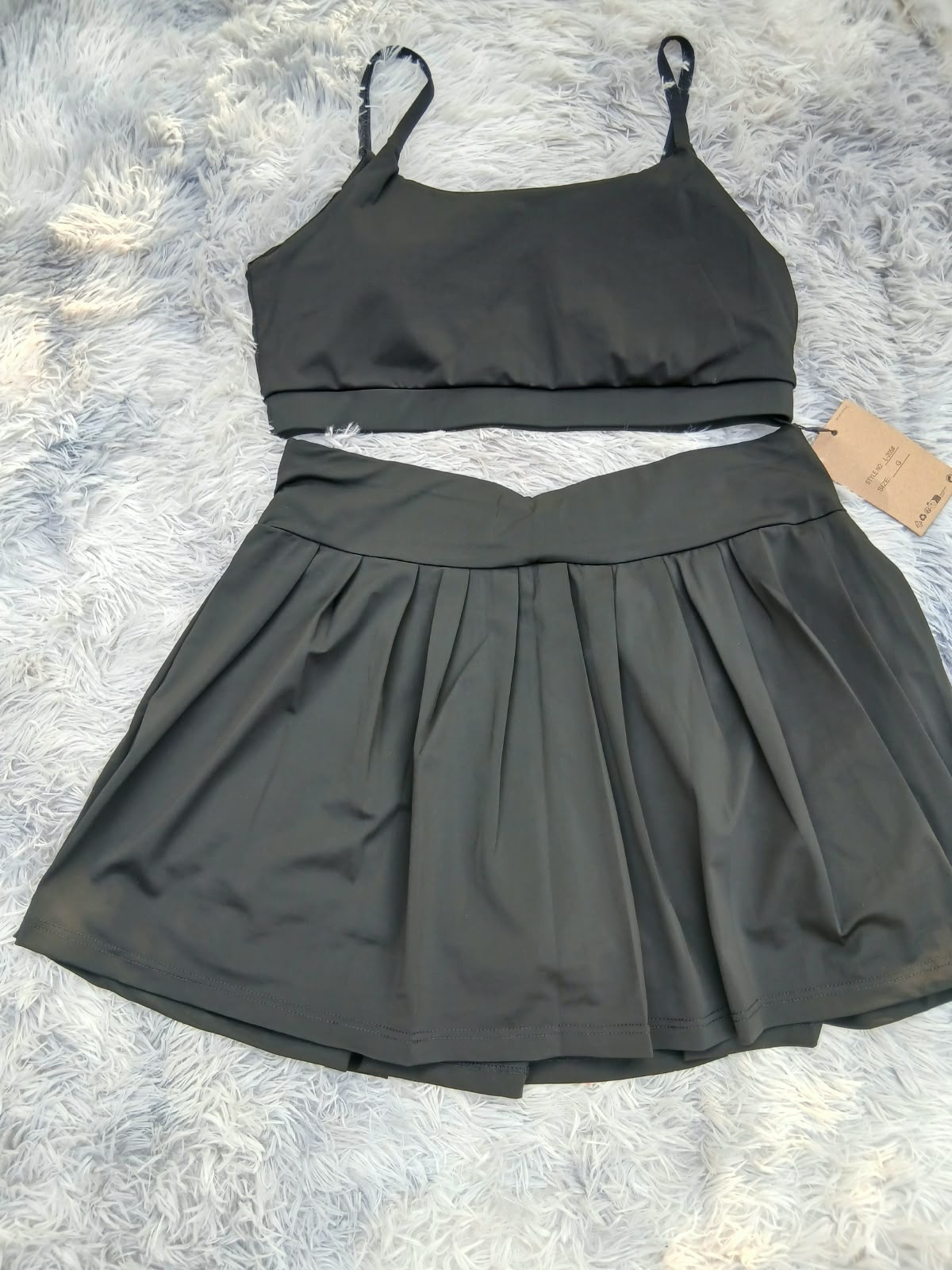 Conjunto Top+Pollera con Calsita. miniatura 4